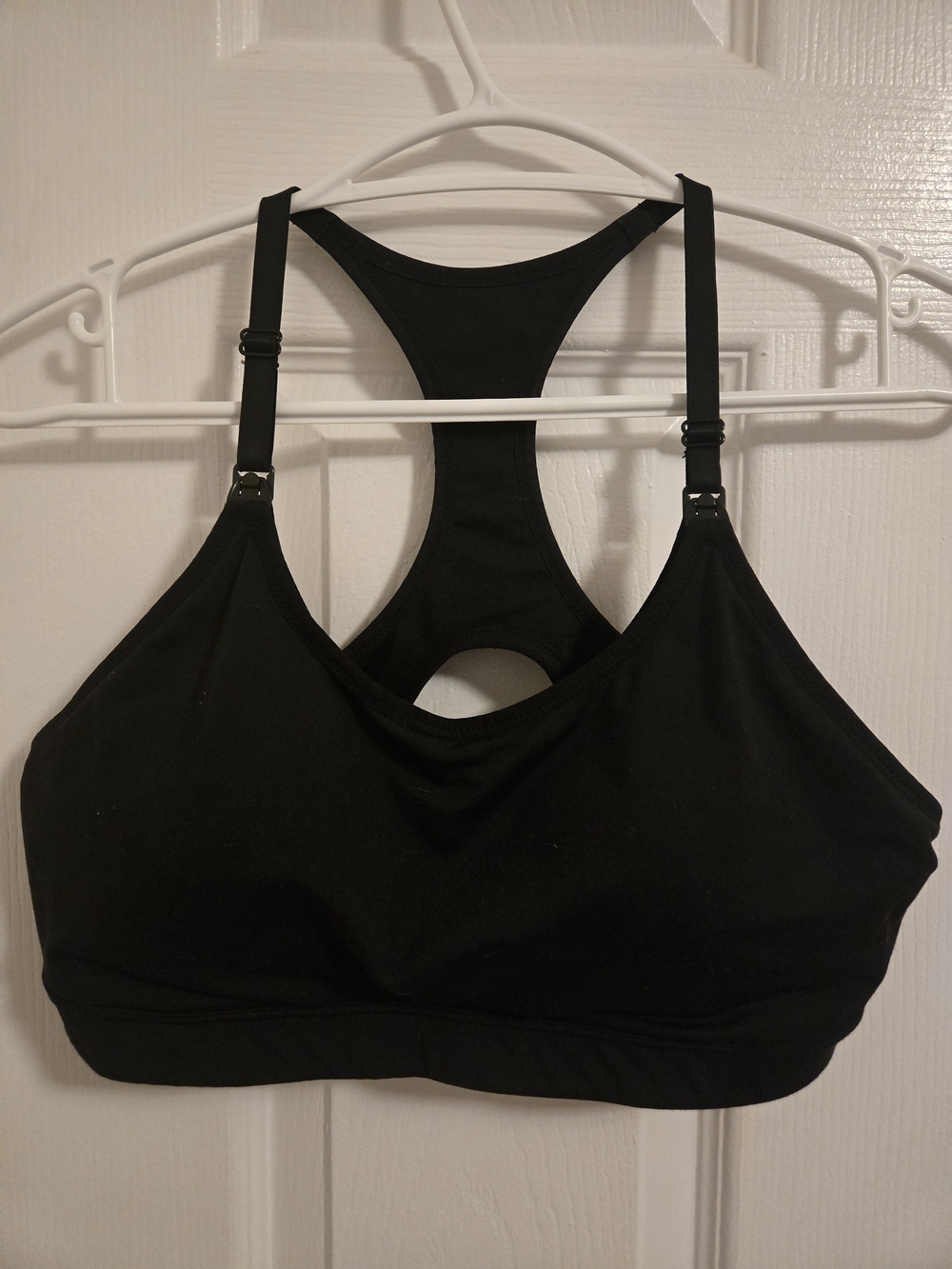 GAP Black Racerback Nursing Sports Bralette